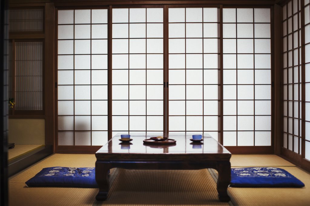 Traditionelles japanisches Papierfenster